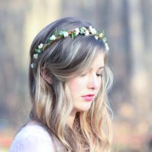 Yellow Rose Hair Crown, Wedding Accessories,..