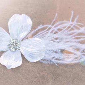flower hair clip, bridal hair clip,..