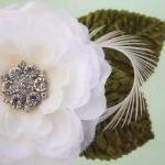 Bridal Flower, Fascinator, Hair Clip, Wedding..