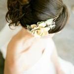 bridal headpiece, natural pine cone..