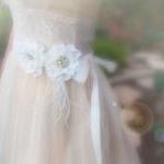 Off-white Bridal Flower Hair, Off- White Bridal..