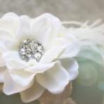 Bridal Flower Hair Crown, Woodland Wedding