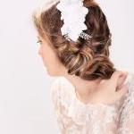 Crystal Spray Hair Clip Bridal Flower Clip,..