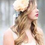 Bridal Headband, Flower Hair Clips, Autumn Bridal..