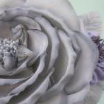Silk Chiffon Rose, Bridal Accessories, Wedding..