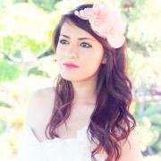 wedding hair accessories, bridal fascinator, wedding headpiece, petal pink silk flower