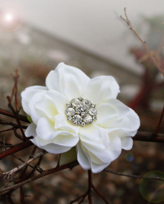 bridal accessories, Flower for hair, Bridal hair clip for Wedding, flower hair clips, bridal hair flower