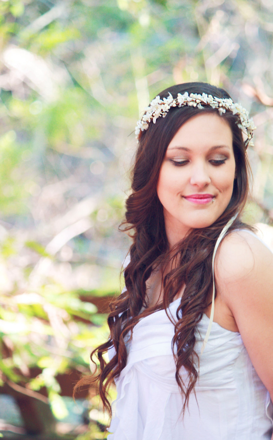 Woodland Crown, Rustic Wedding Headpiece, Berries Flower Crown, Bridal Hair Accessory