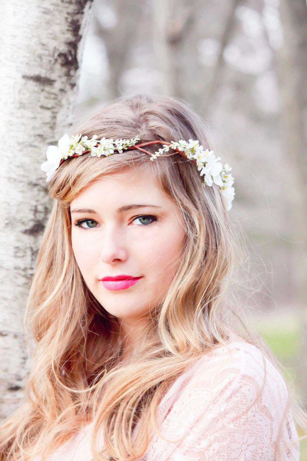Wreath for cheap hair wedding