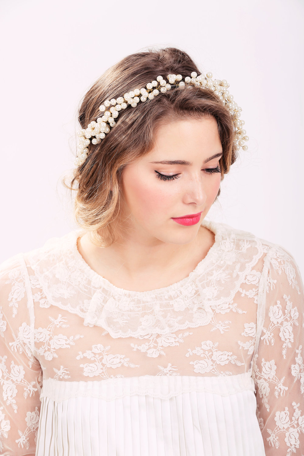 pearl hair crown, pearl headpiece, wedding headband, bridal headband, bridal headpiece, wedding headpiece, wedding hair accessories
